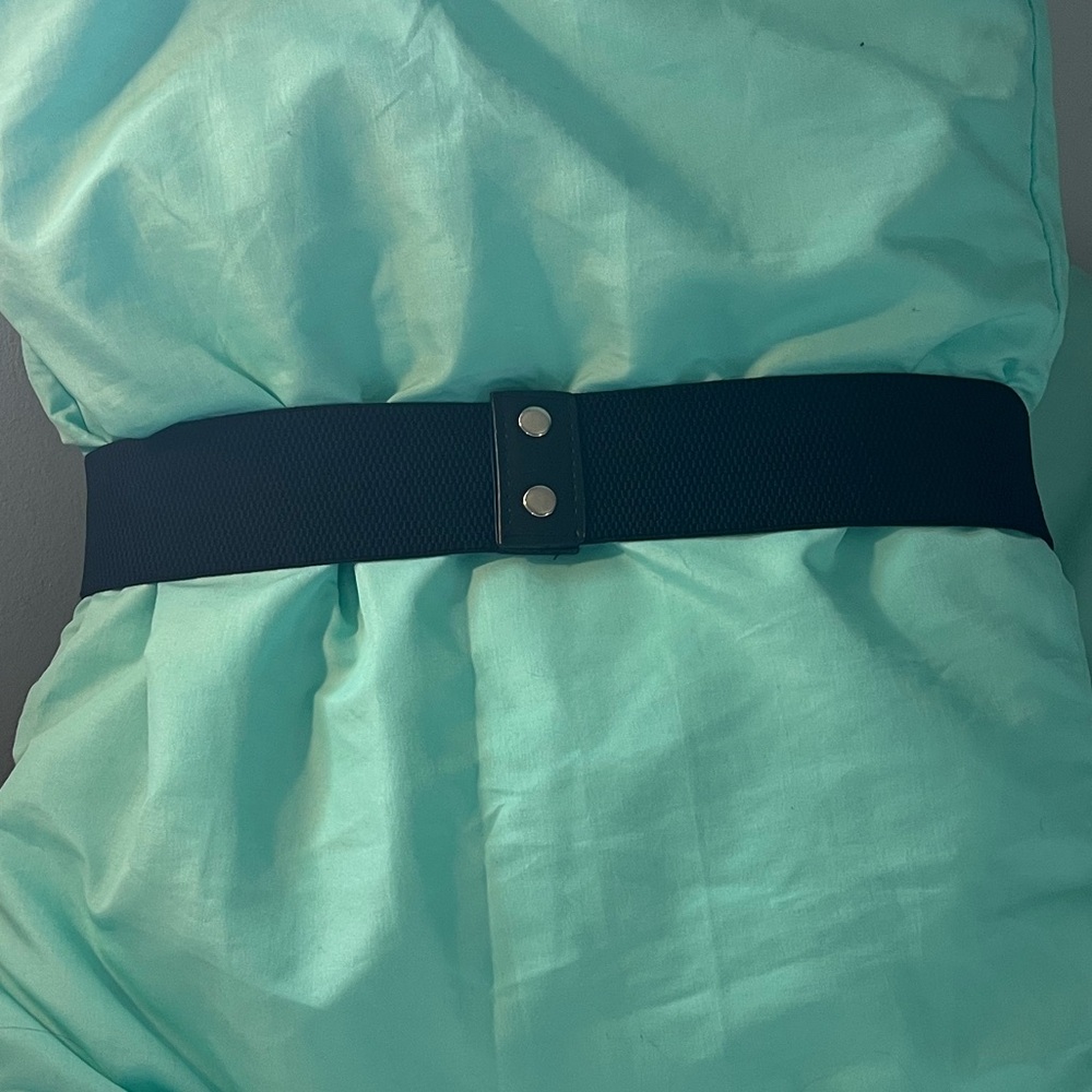 Vintage Retro Stretch Black Studded Women's Belt - Picture 4 of 10
